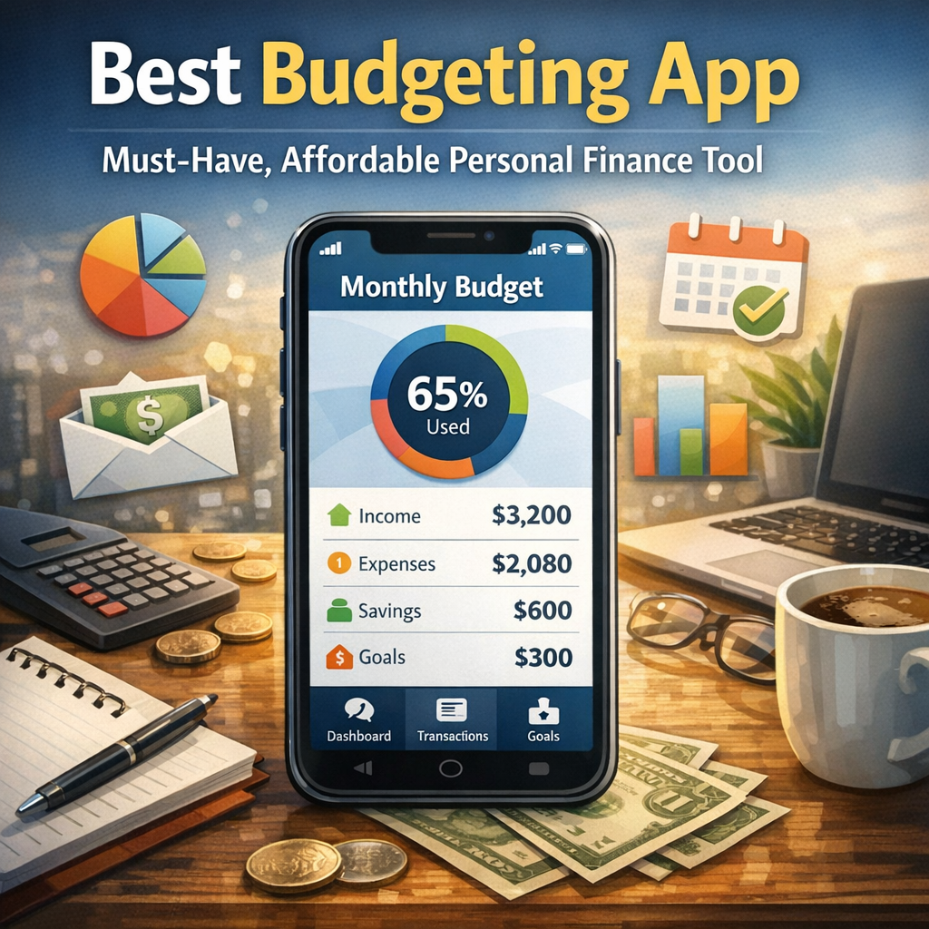 Illustration of Best Budgeting App: Must-Have, Affordable Personal Finance Tool