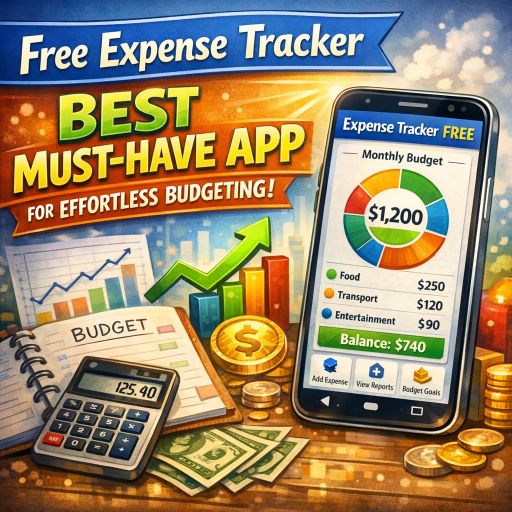 Illustration of Free Expense Tracker: Best Must-Have App for Effortless Budgeting