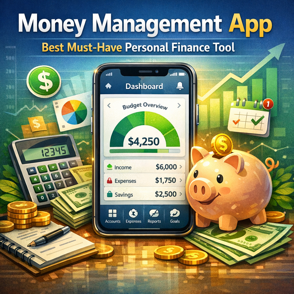Illustration of Money Management App: Best Must-Have Personal Finance Tool