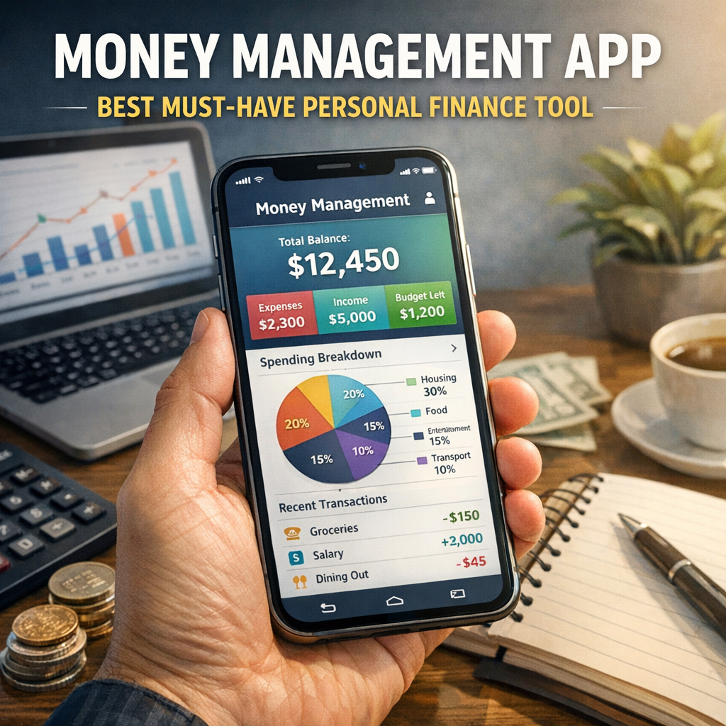 Illustration of Money Management App: Best Must-Have Personal Finance Tool