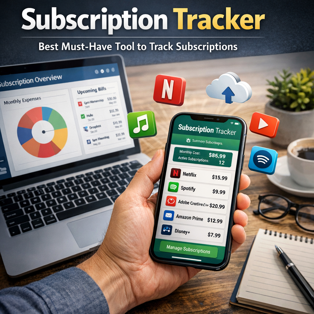 Illustration of Subscription Tracker: Best Must-Have Tool to Track Subscriptions