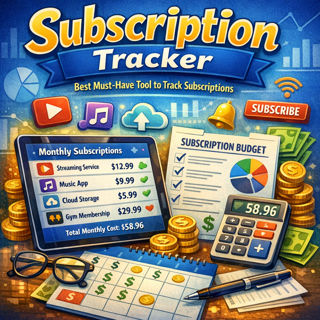 Illustration of Subscription Tracker: Best Must-Have Tool to Track Subscriptions